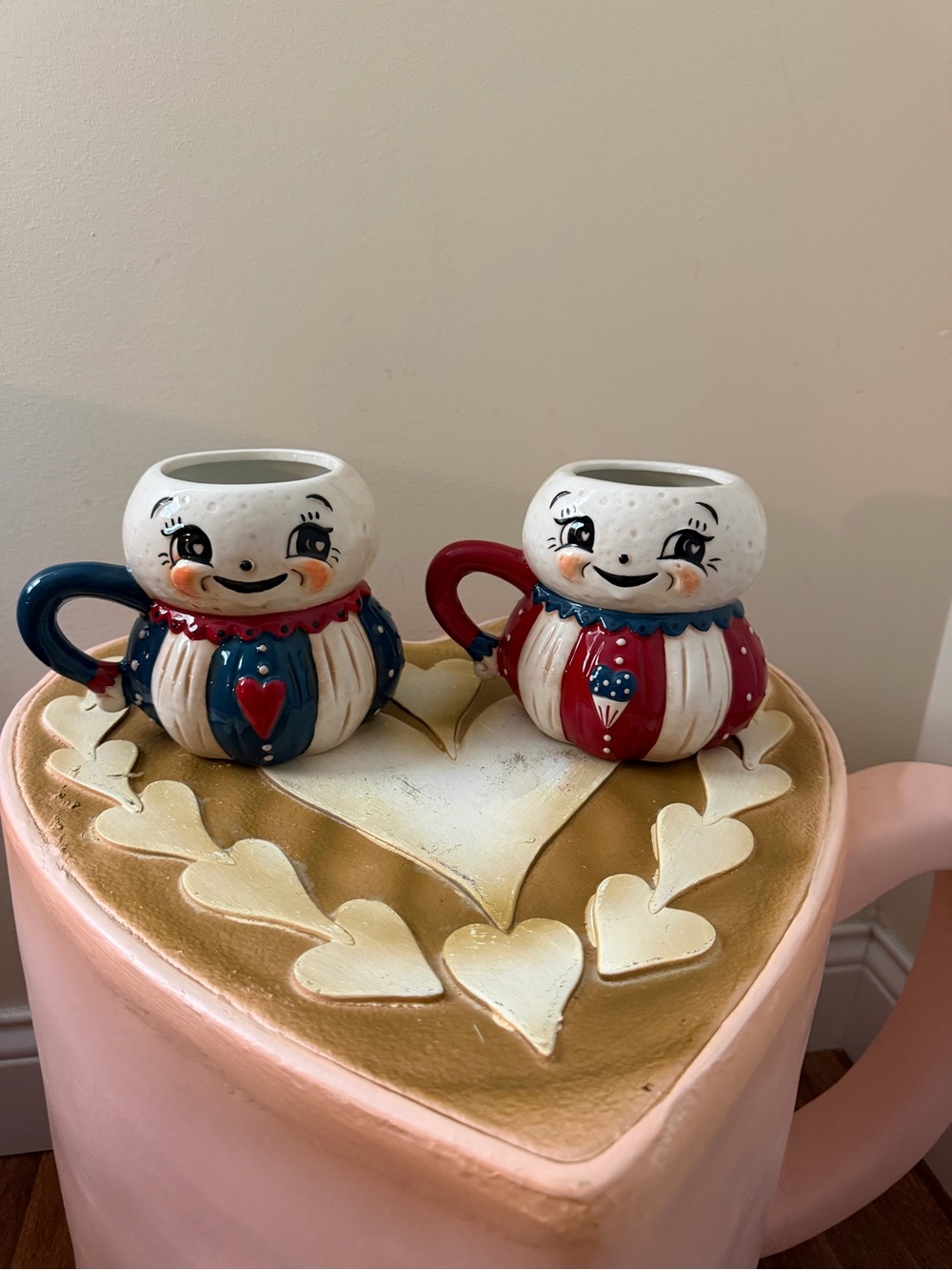 Set of 2 Johanna Parker 4th of July Patriotic Luna Mugs